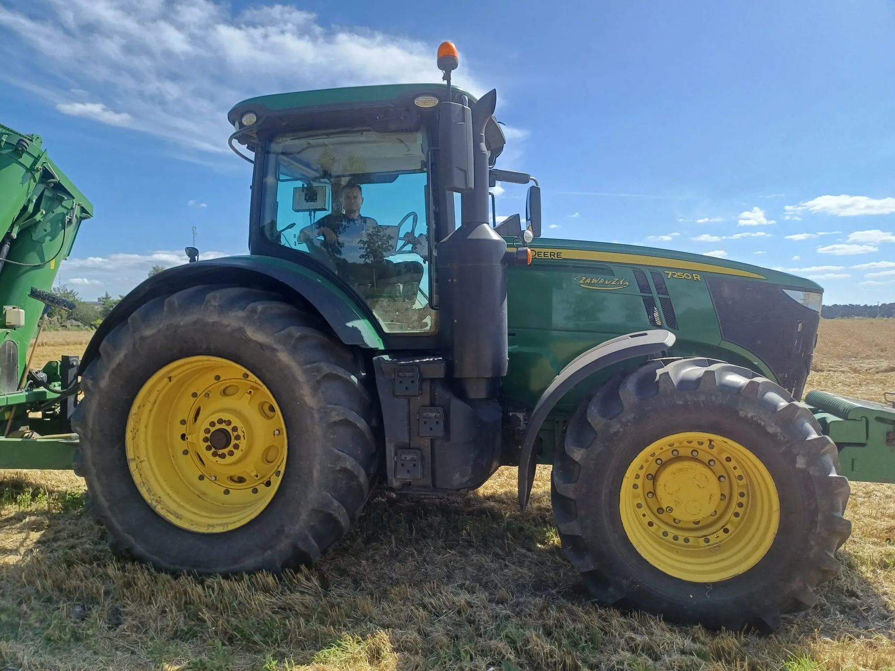 Ciągnik John Deere 7250R, 2018 rok