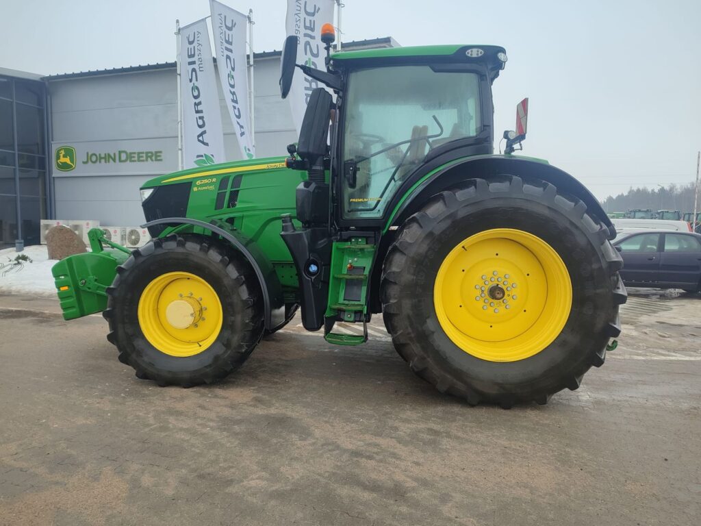 Ciągnik rolniczy John Deere 6R250, rok 2022, Jeden właściciel