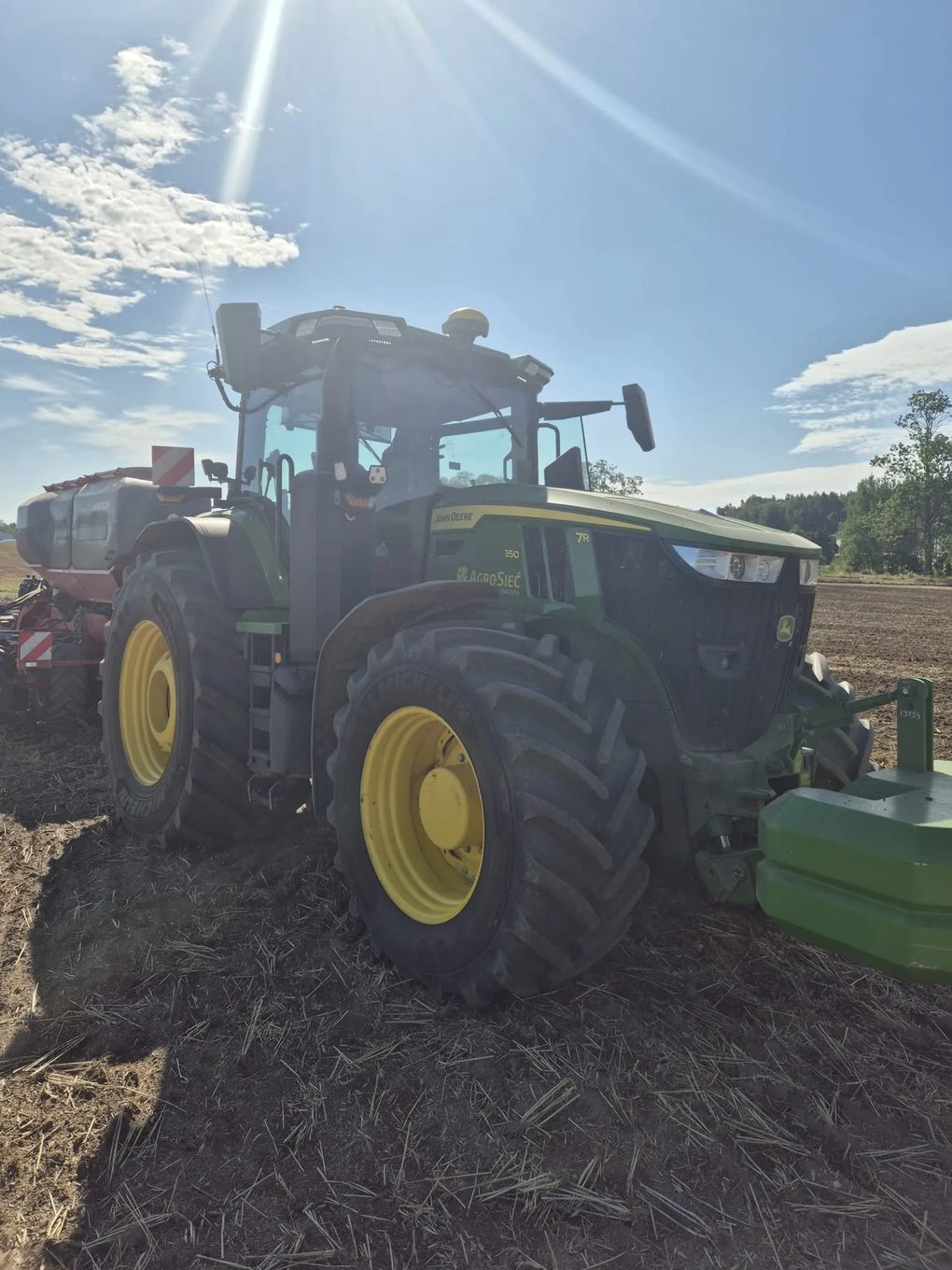 Ciągnik rolniczy John Deere 7R350, 1500 mth