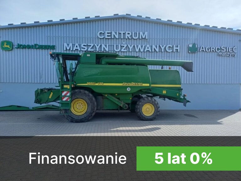 Kombajn zbożowy John Deere 9660WTS z hederem 620R