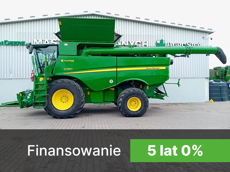 Kombajn zbożowy John Deere S790 z hederem 630X