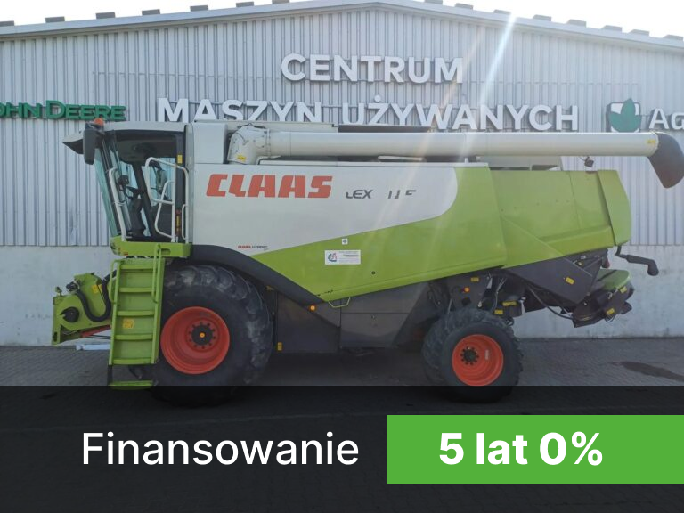 Kombajn zbożowy Claas Lexion 580 z hederem V900