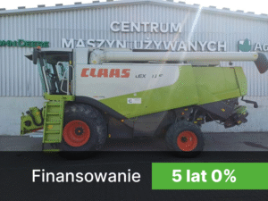 Kombajn zbożowy Claas Lexion 580 z hederem V900