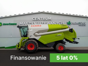 Kombajn zbożowy Claas Tucano 440 z hederem C660