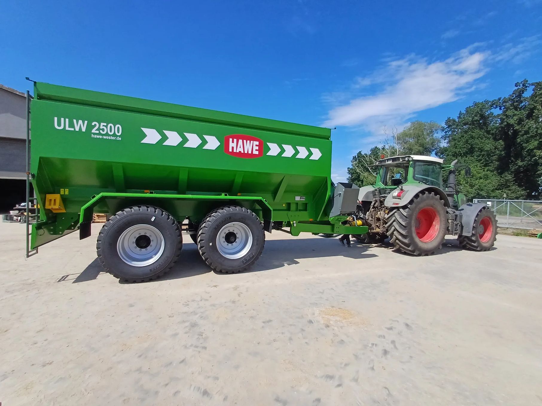 Hawe ULW2500 – Przyczepa przeładunkowa